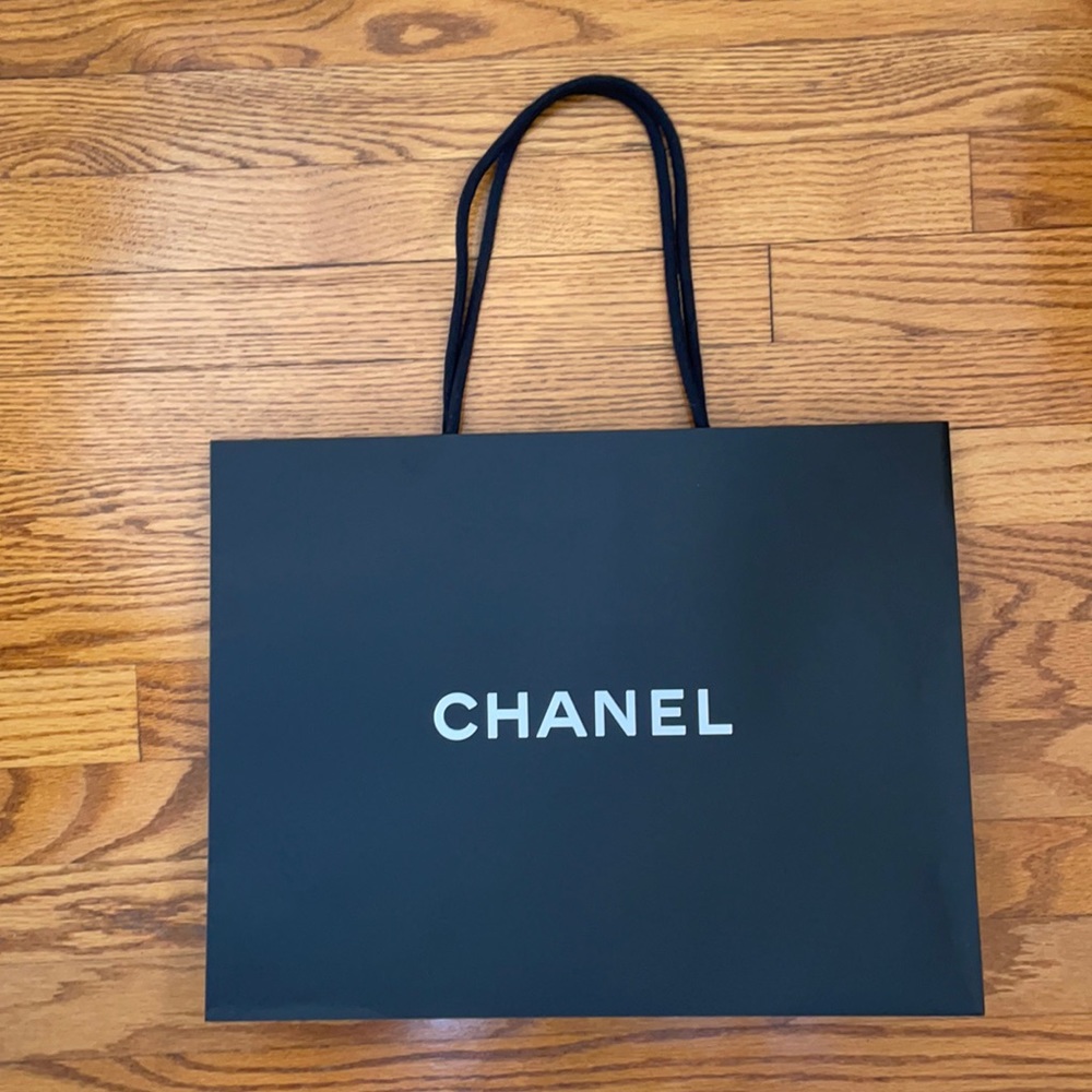 Black Chanel Shopping Bag